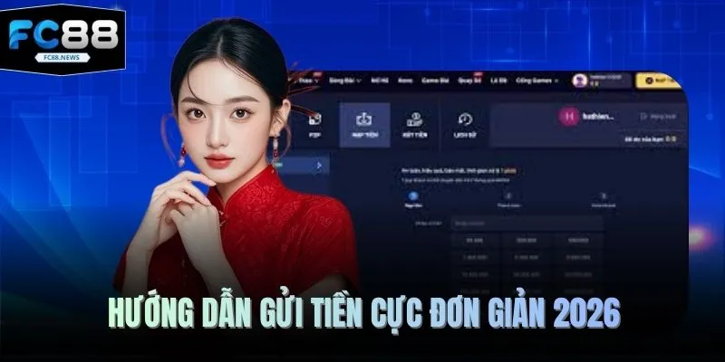 Gửi Tiền FC88 3 Hướng dẫn gửi tiền cực đơn giản 2026