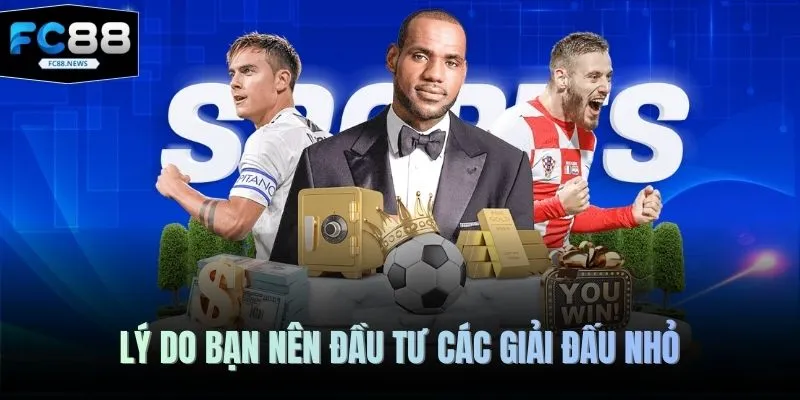 Lý do bạn nên đầu tư các giải đấu nhỏ
